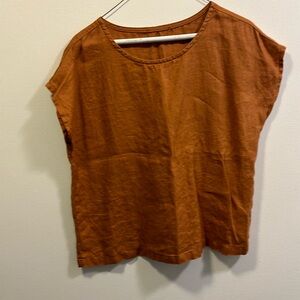 European linen pajamas Quince size small